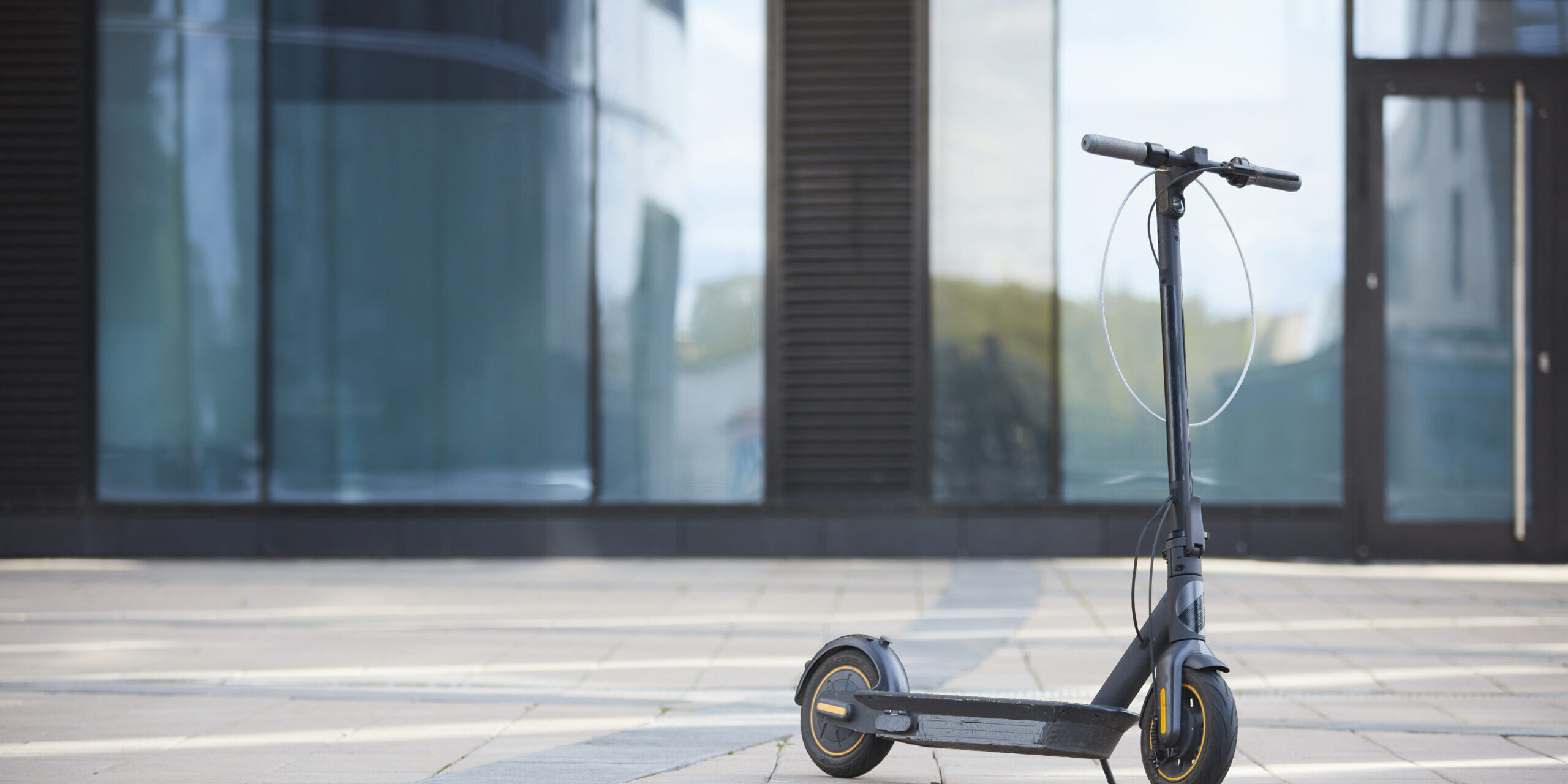 Electric Scooter in Urban Setting