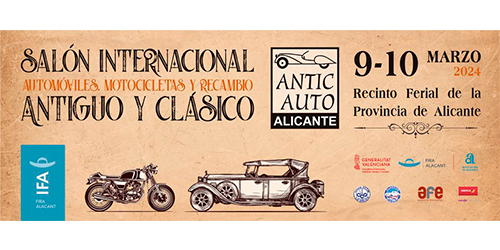 Cartel Antic Auto Alicante 2024 Cartel Antic Auto Alicante 2024