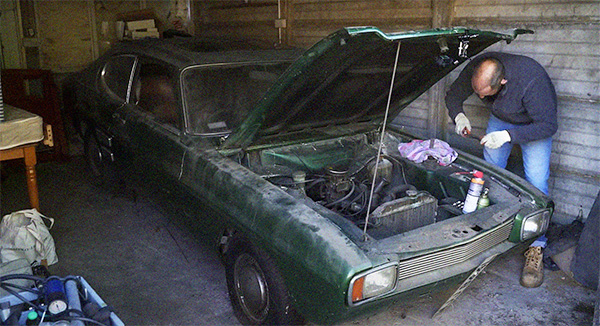 Barn Find Ford Capri coches clásicos
