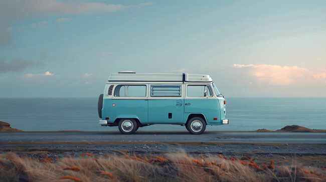 Vuelve la furgoneta Volkswagen hippie