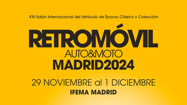 Retromóvil Madrid 2024 llega este fin de semana