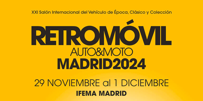 Retromóvil Madrid 2024 llega este fin de semana Retromóvil Madrid 2024 llega este fin de semana