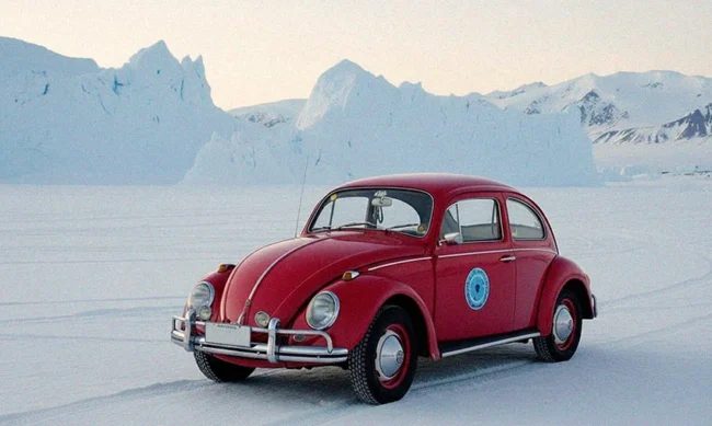 La increíble aventura del Volkswagen Beetle en la Antártida