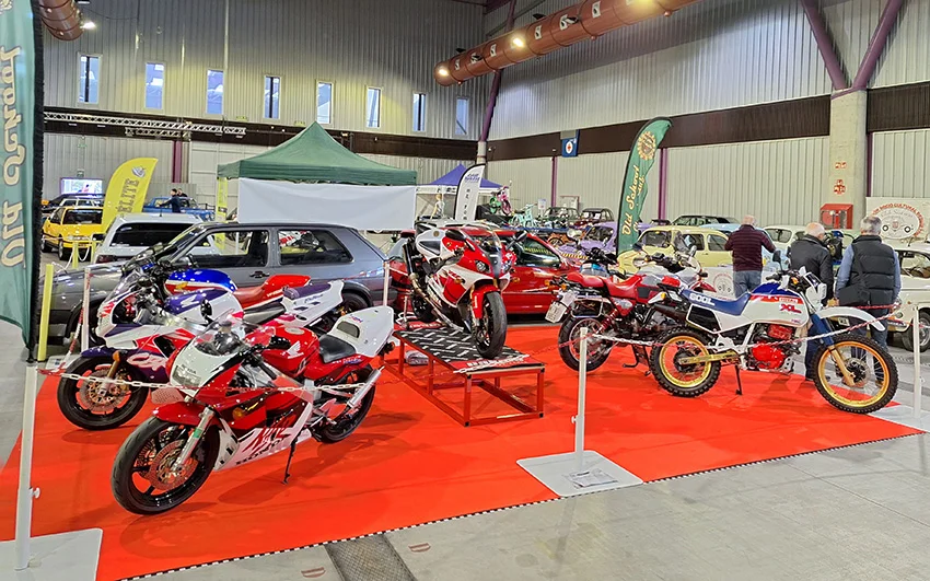 Motos clásicas expuestas en Retro Málaga 2026 - Alfonso Fígares