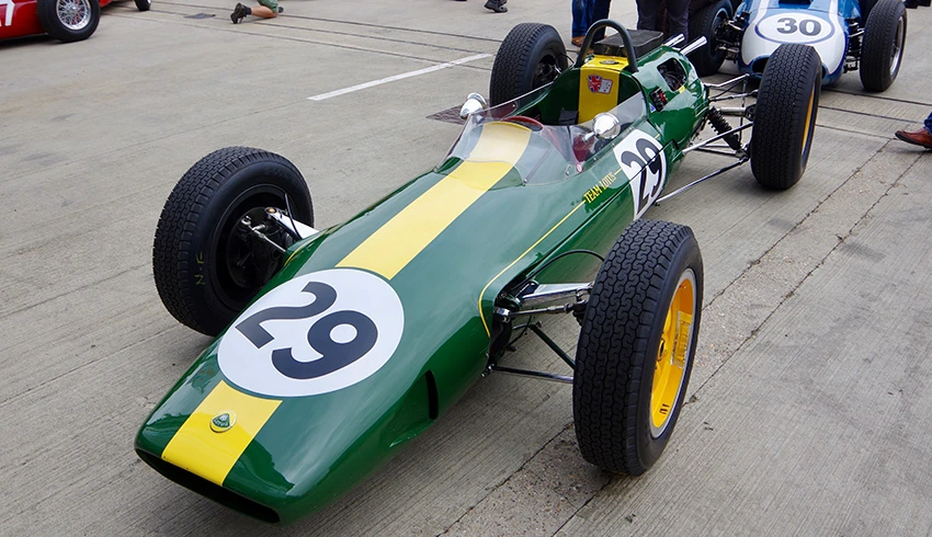 Coches clásicos de Fórmula 1 - Lotus 25 2017 Silverstone Classic