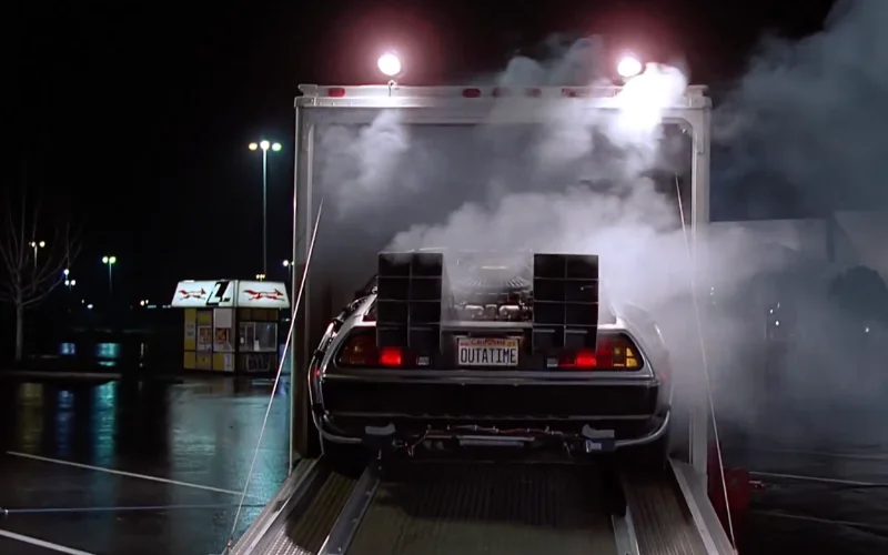 Matrículas famosas Outatime