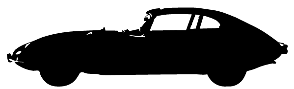 Silueta de jaguar e