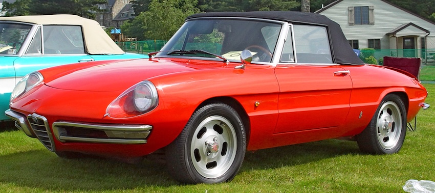 Alfa romero Spider - seguro de coches clásicos Alfonso Fígares